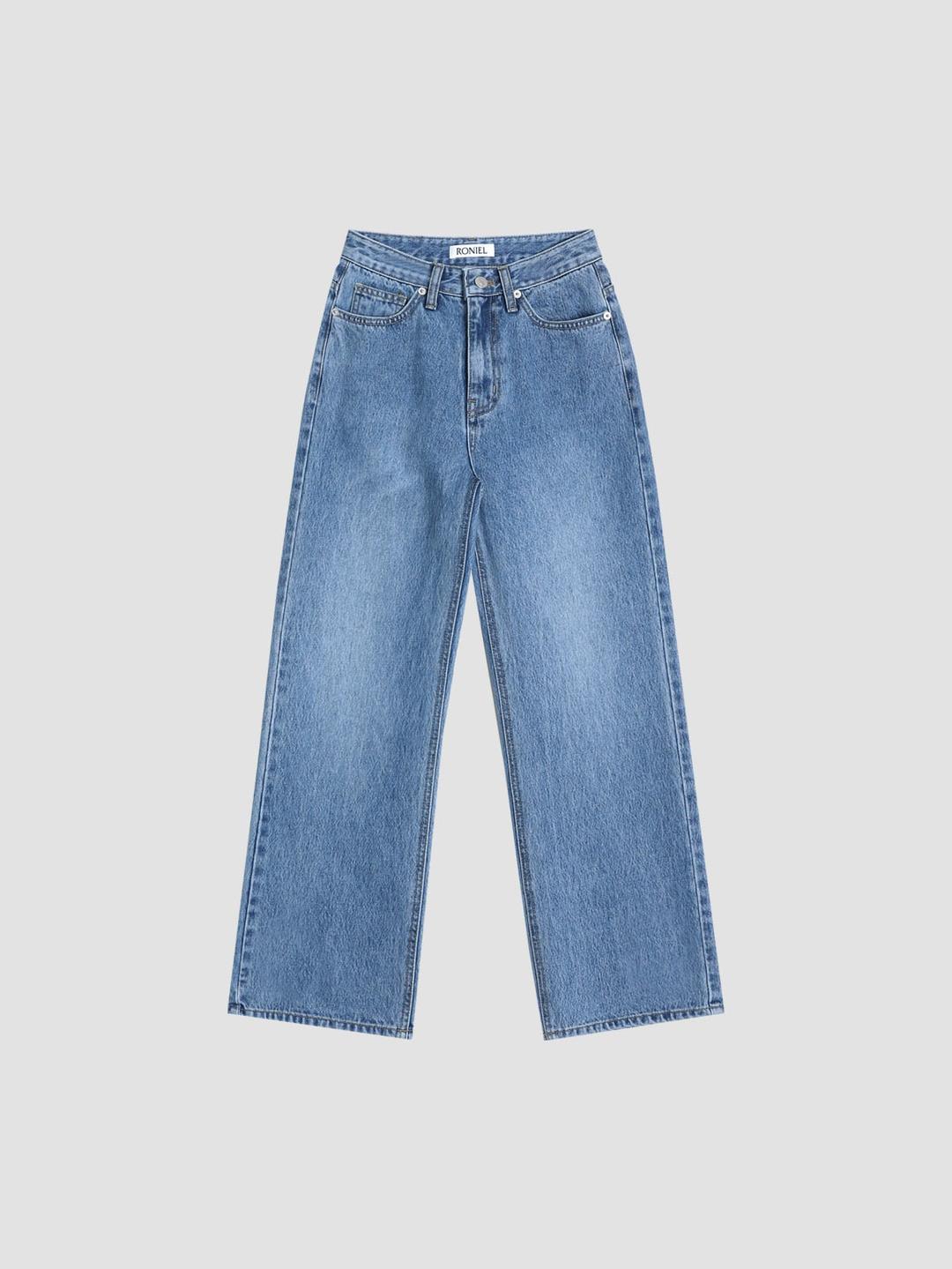 리치 스트레이트 데님