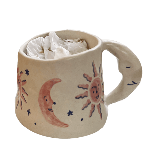 (D'unique) Calm Moon Mug Pink 02