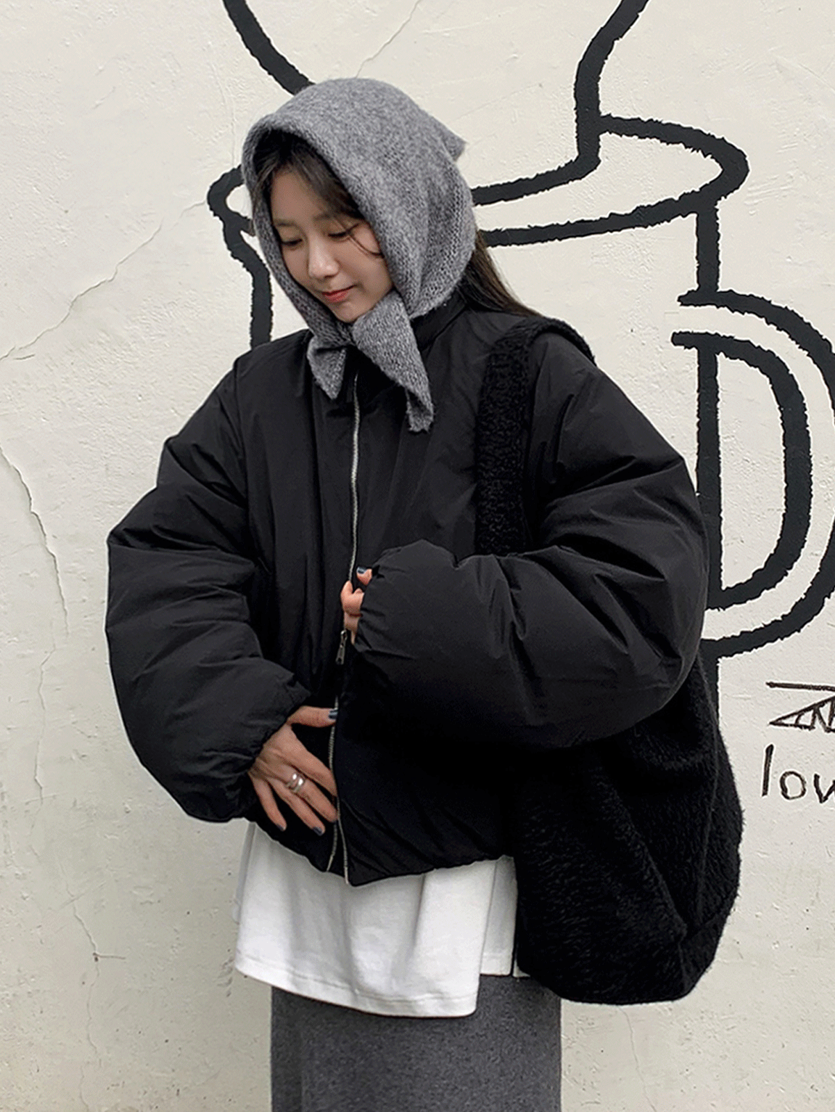 dewy knit scarf (4color) 주문폭주!