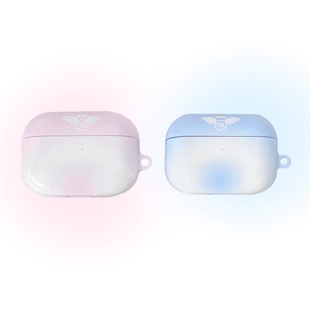 엔젤 하트 날개 그라데이션 하드 에어팟 케이스