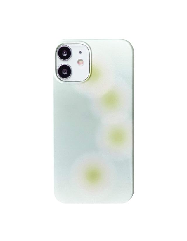 Spread Curve Light Sky Phone Case (Light Purple Pink+Green)