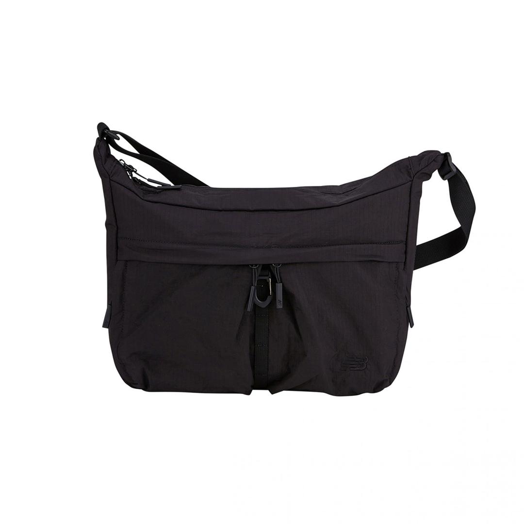 올라운드 매트글로시 투 포켓 크로스백 블랙 / NBGCFB2103