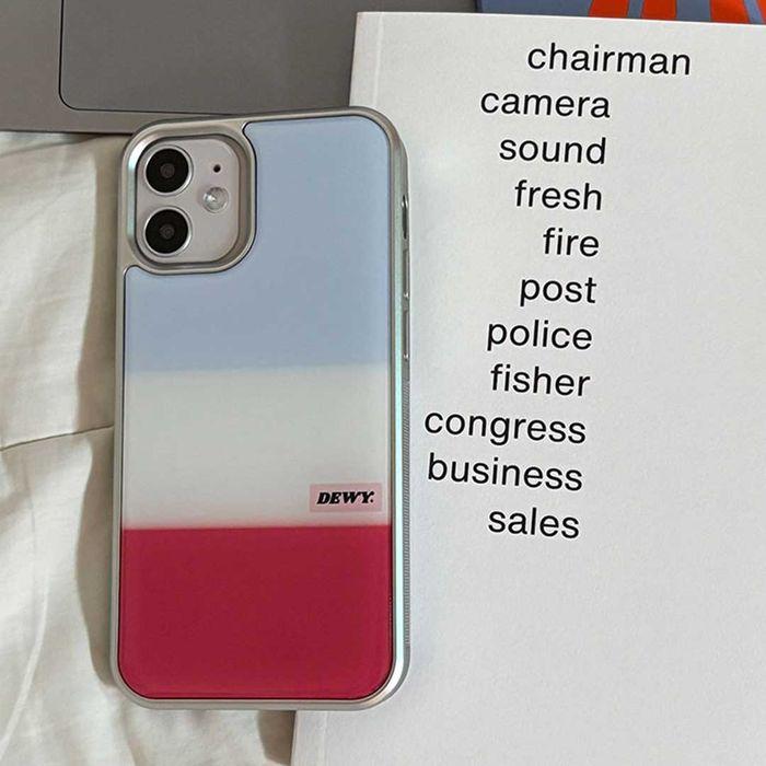에폭시 실버 범퍼 폰케이스 - blueberry gelato phone case