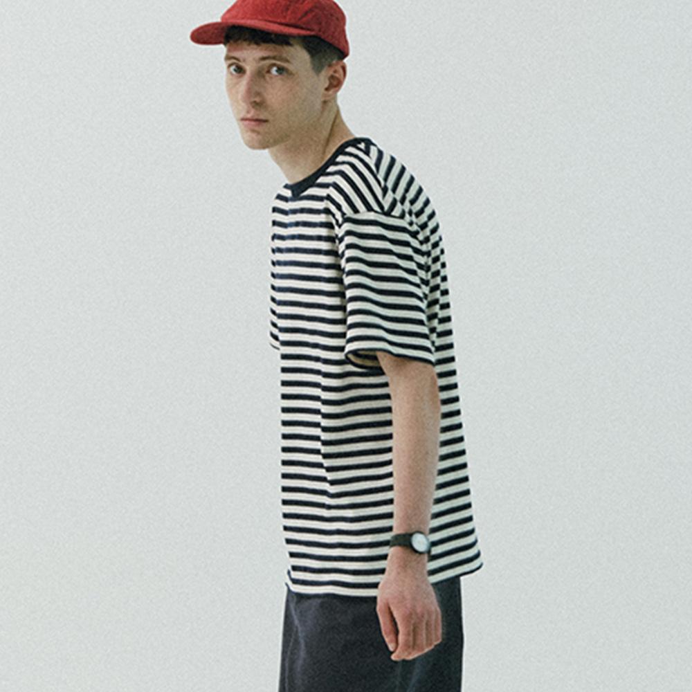 TF2-TS02 치코 스트라이프 티-네이비