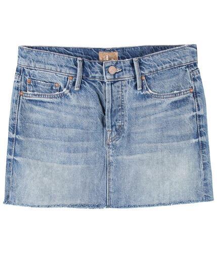 MOTHER 마더 데님 코튼 100% 미니 스커트 여 (29)