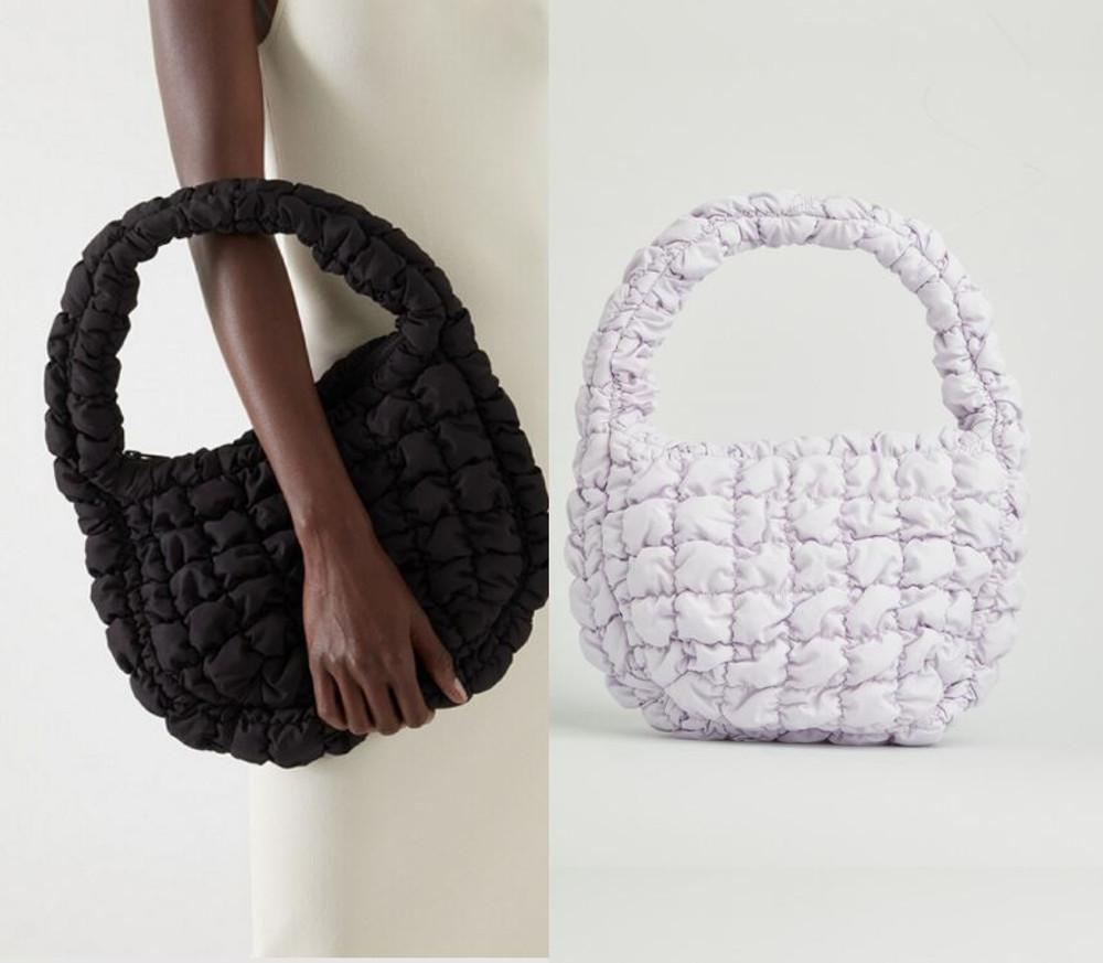 COS 코스 퀼팅백 퀼티드 미니백 노티드 숄더백 쇼퍼백