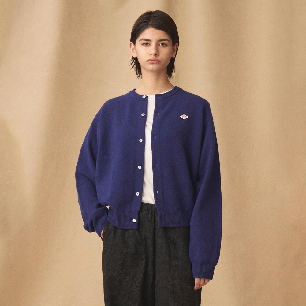 24FW DANTON 단톤 램스울 크루넥 니트 가디건 WOMEN