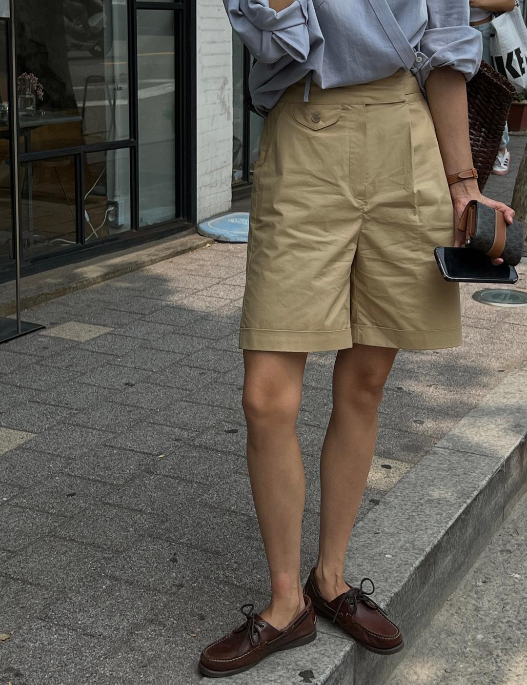 [OF]Pocket Gurkha Half Pants