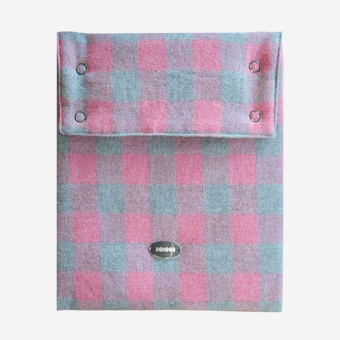 Book pouch [PINK CHECK] (트위너 북파우치)