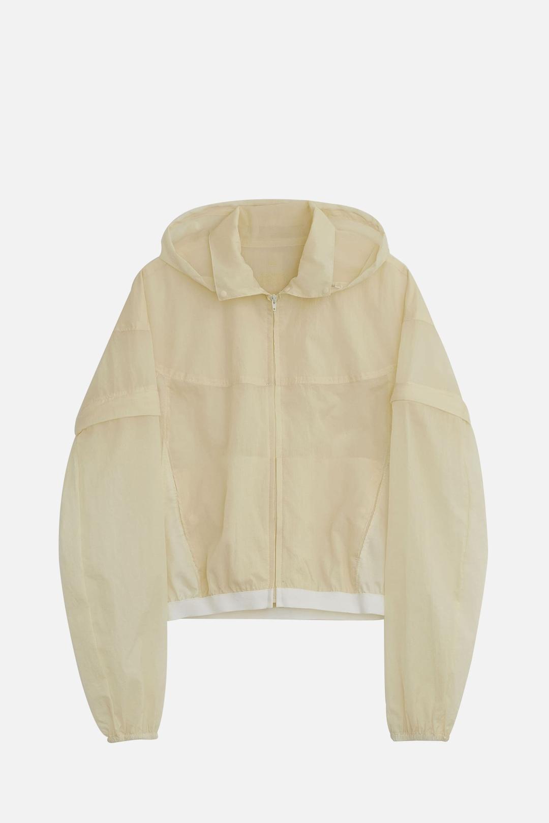 ÉÉ Women's Nylon Mesh Wind Breaker "Lemon\" 이이 우먼스 나일론 메쉬 윈드 브레이커 \"레몬\"