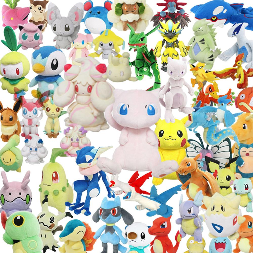 포켓몬스터 올스타 봉제인형 200가지 포켓몬 총집합 피카츄 파이리 꼬부기 뮤 뮤츠 마휘핑 리자몽 봉제인형