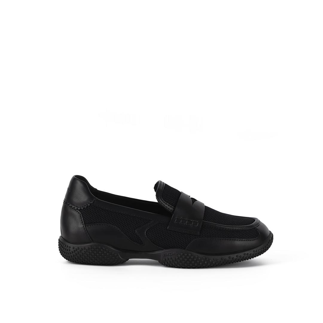 ELRO LOAFER SNEAKERS / MESH BLACK
