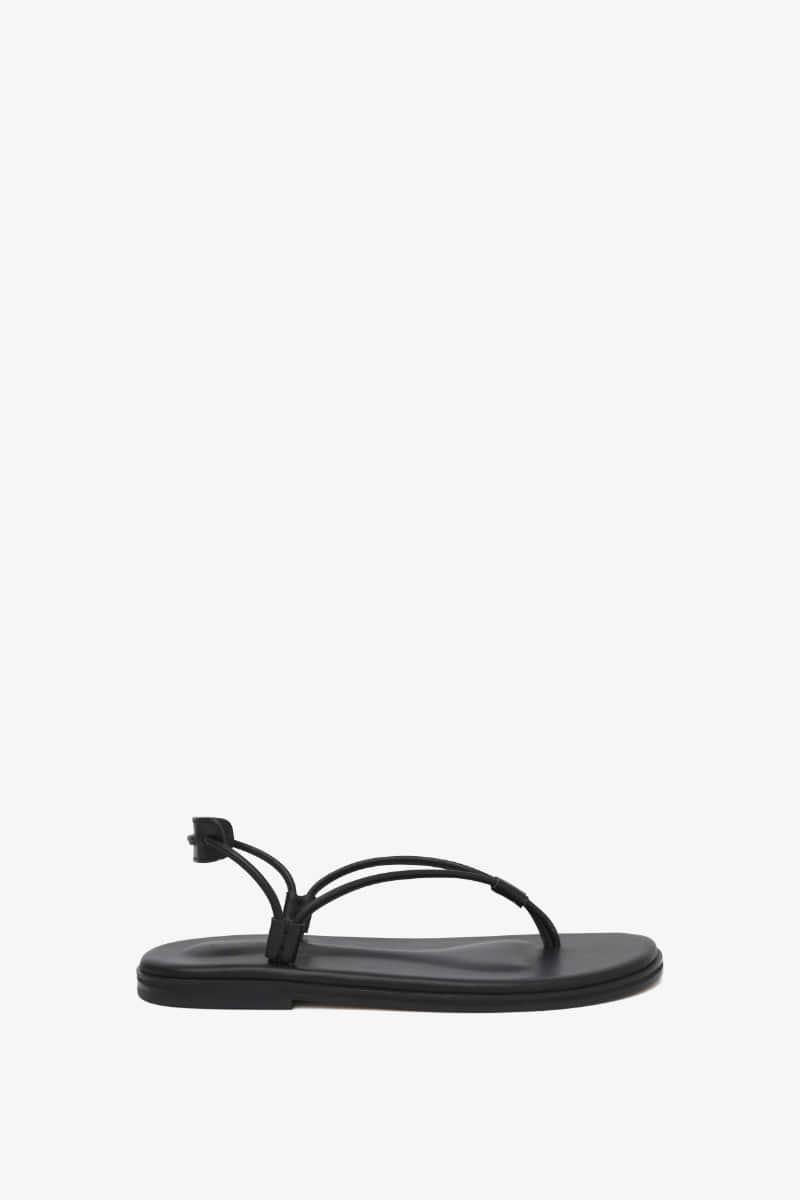 15mm Feather Thread Sandal (Black)