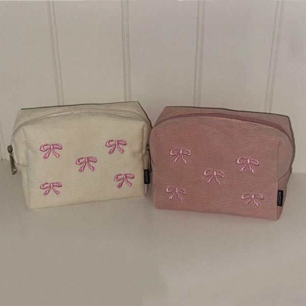Ribbon pattern pouch (Season)