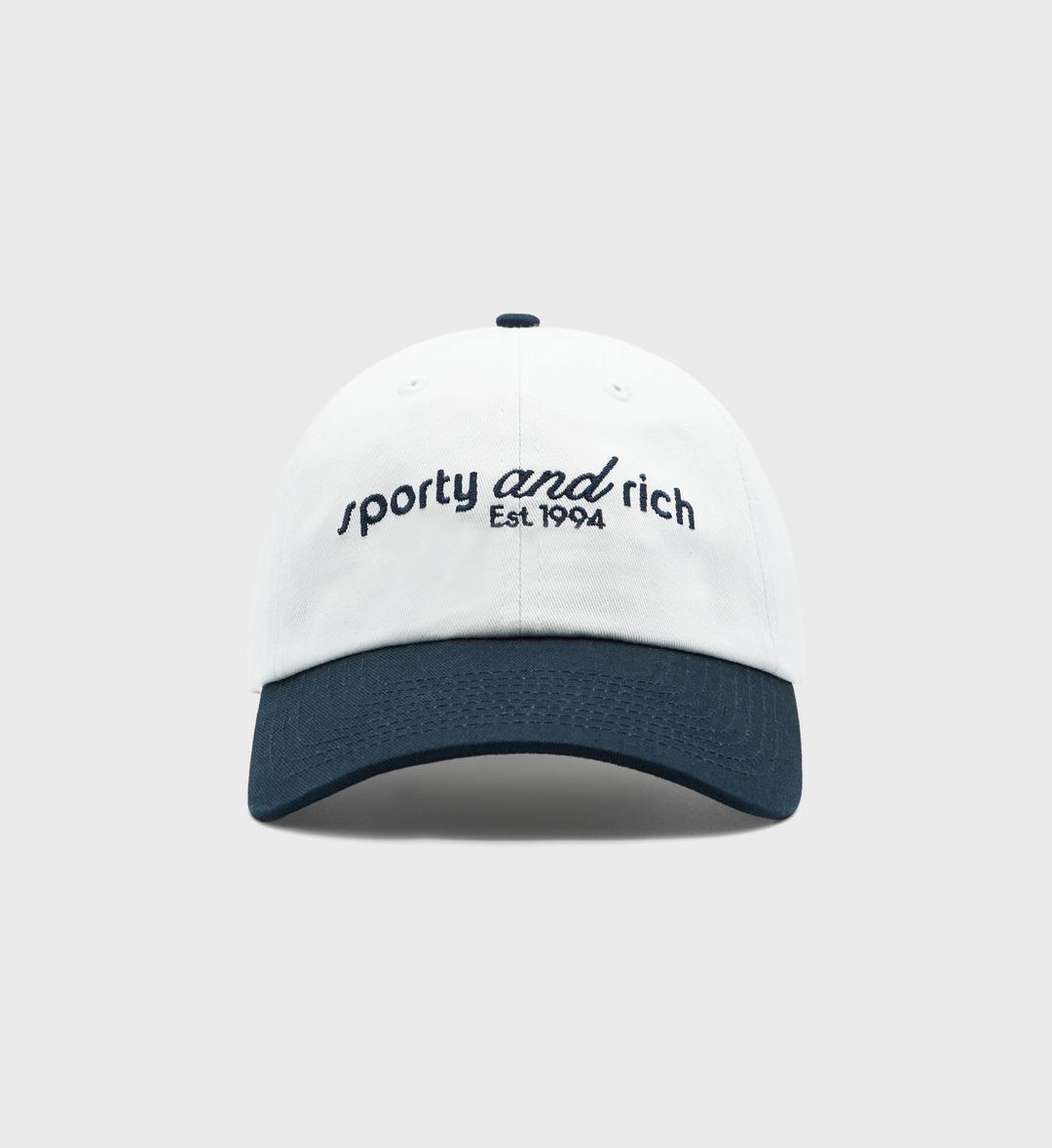 Tank Hat - White/Navy - White / OS