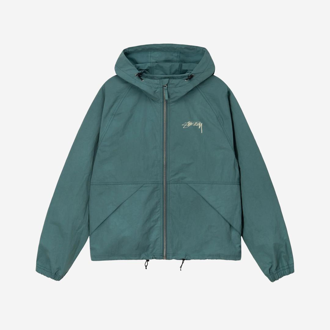 Stussy Wave Dye Beach Shell Jacket Atlantic