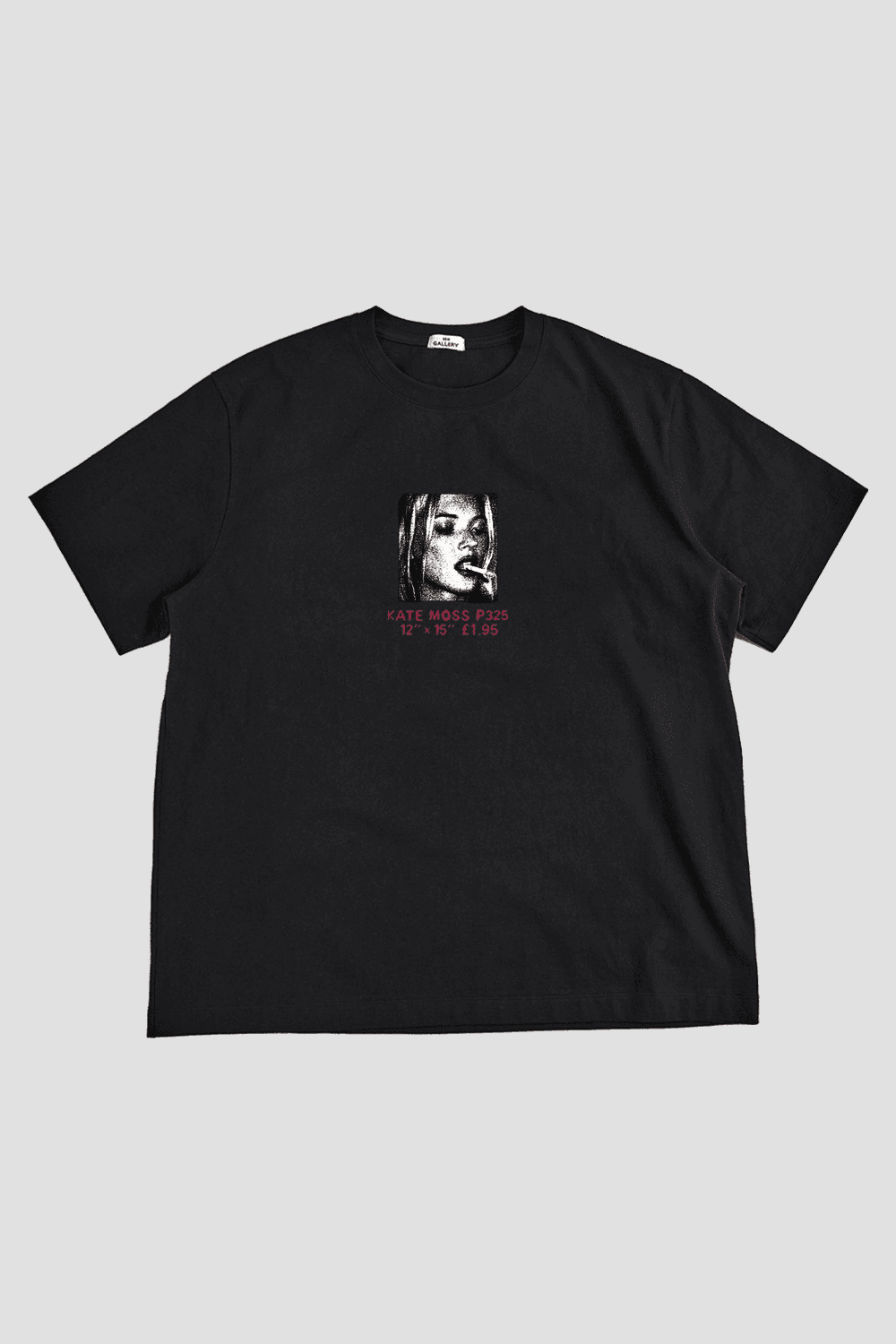 Kate Moss Portrait T-Shirts - Black (Restock)