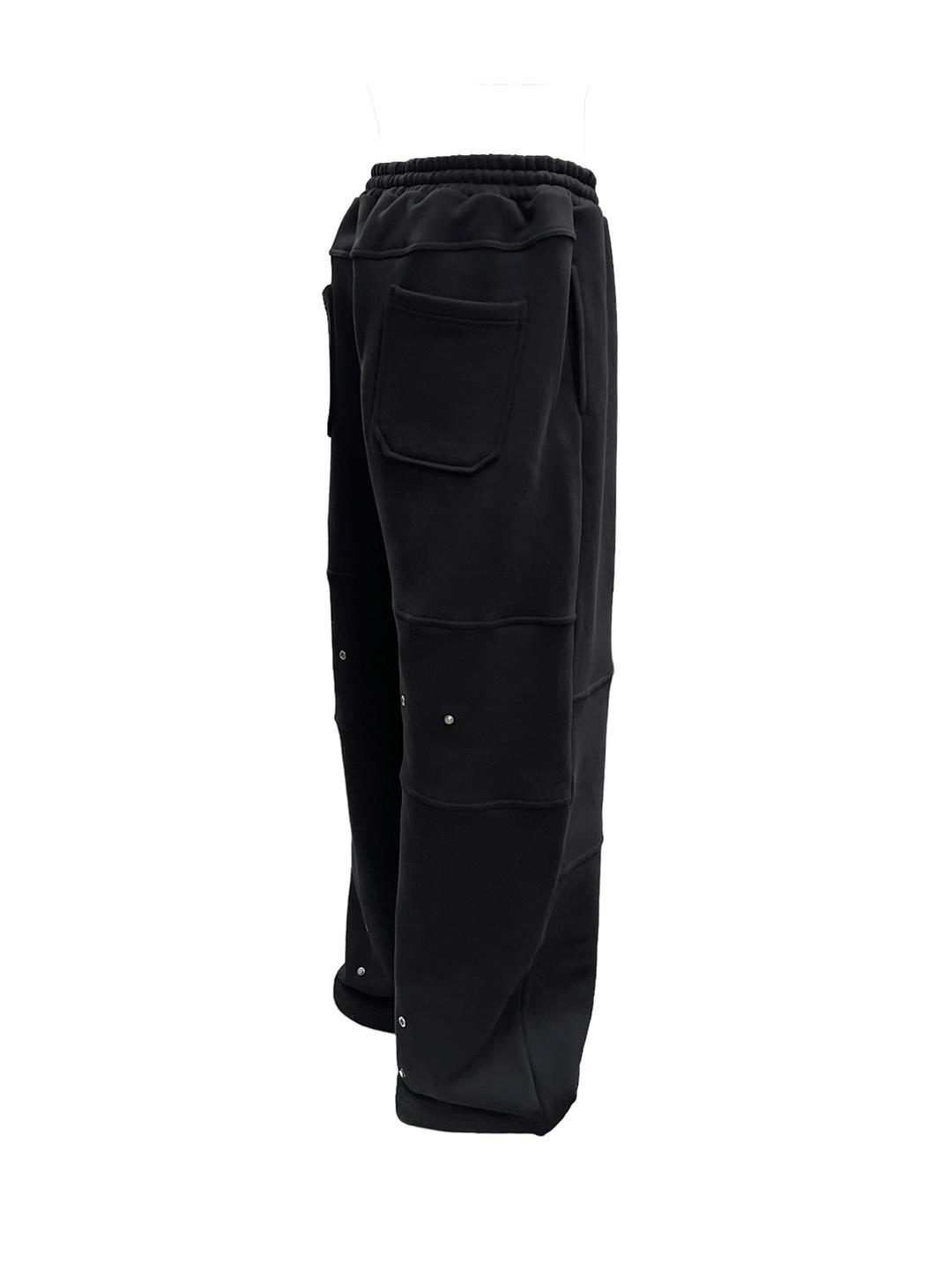 PIECE 031 BLOCK SNAP STRING SWEAT PANTS