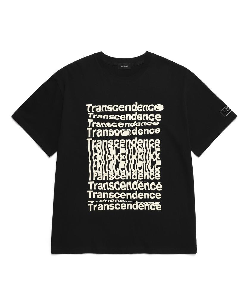TRANSCENDENCE T-SHIRT BLACK CREAM