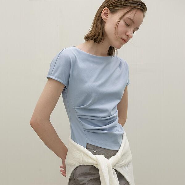 LOND WAIST TUCK  BLOUSE (BL-4225)