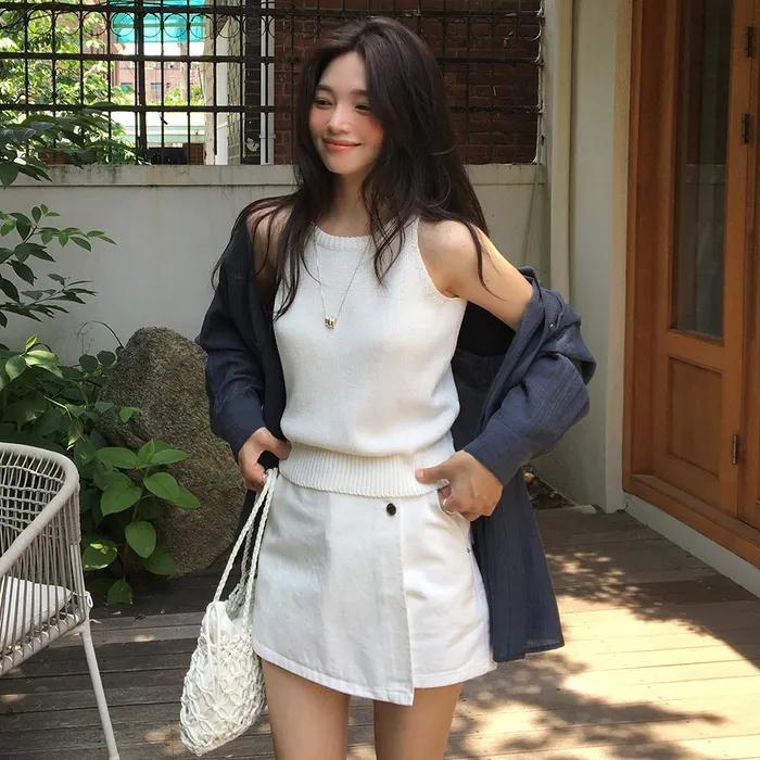 [여울 착용] [2차] DENIM WRAP SHORTS_2COLOR