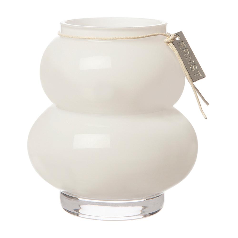 ERNST 에른스트 글라스 화병 커브 10 cm White
