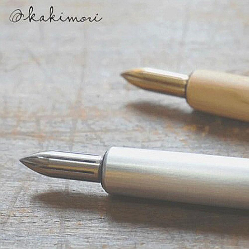 카키모리황동펜촉 카키모리만년필
