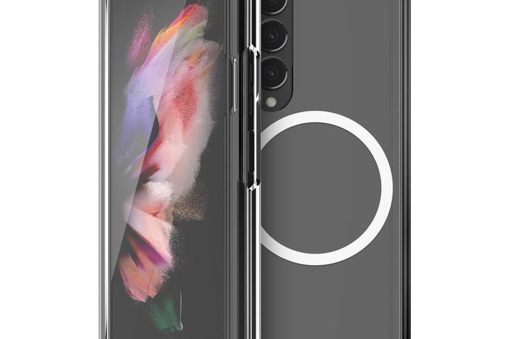 갤럭시 Z폴드5 이터널 맥세이프 투명 슬림 핸드폰 케이스