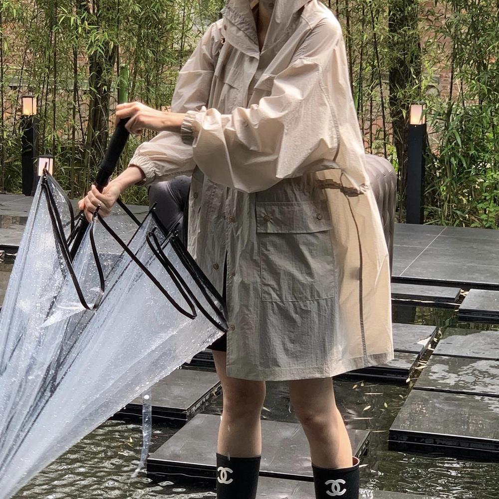 베니르 venir 워너비 레인 코트 장마 우비 방수 바람막이 여름 아우터 3color