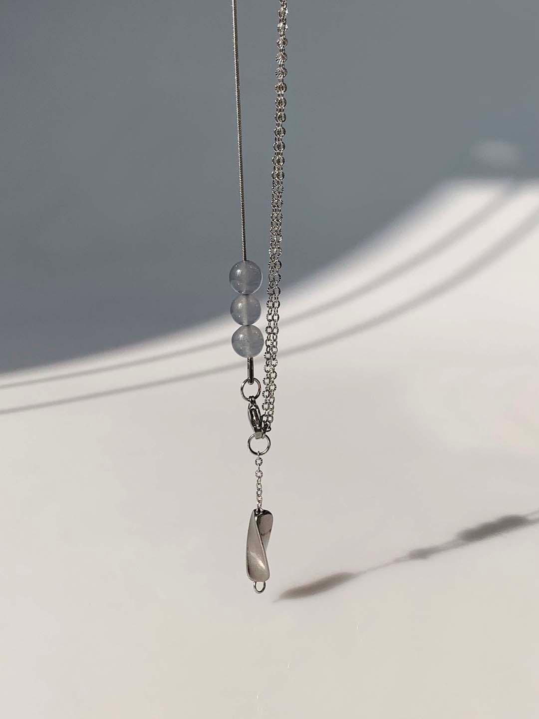 aqua necklace