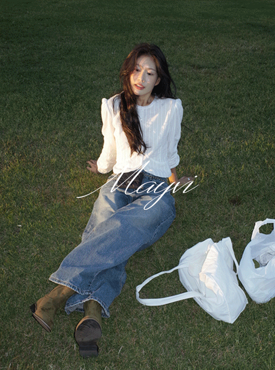 언더비 [프리어텀비🍂/Mayvi/봄/베스트재입고] Hague빈티지 블라우스 (2 color)