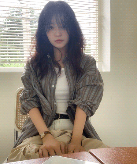 로이스 오버핏 셔츠 (2color)