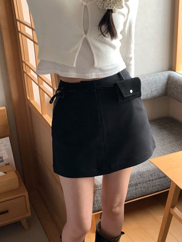 피터앤웬디 [💰극락핏/무료배송] 에이치 미니 스커트 (속바지 안감)