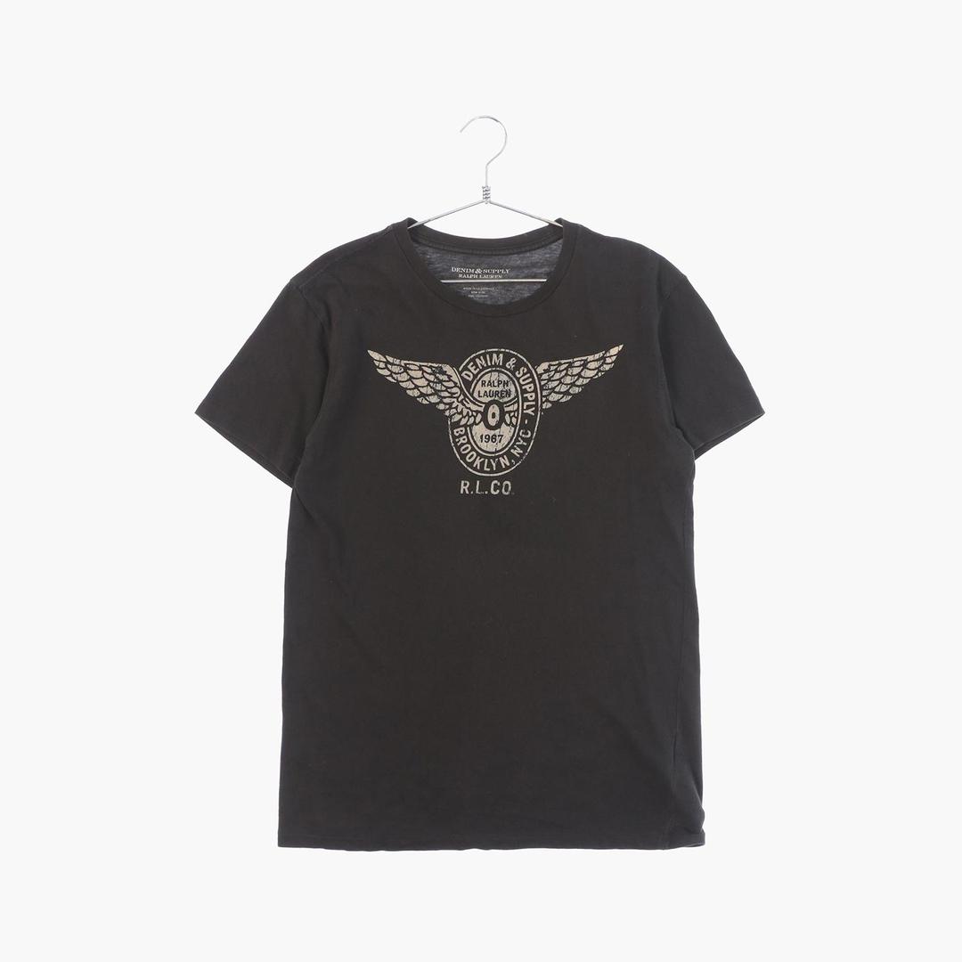 데님 앤 서플라이 랄프로렌 코튼 반팔 티셔츠 공용 S