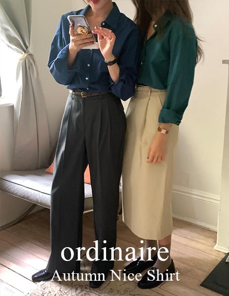 [ordinaire] 어텀 니스 셔츠 (5color)