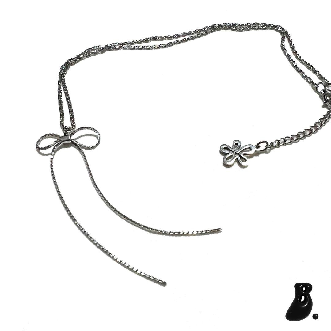 (유화님착용) 꽃과 리본