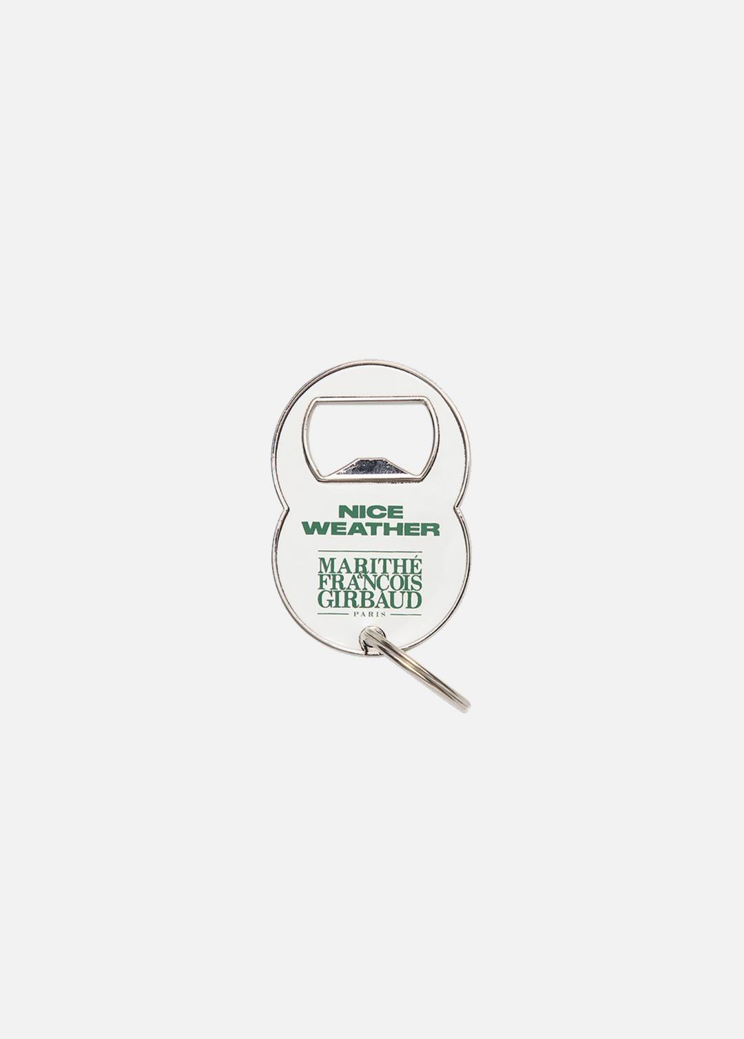 MARITHE X NICE WEATHER OPENER KEYRING white