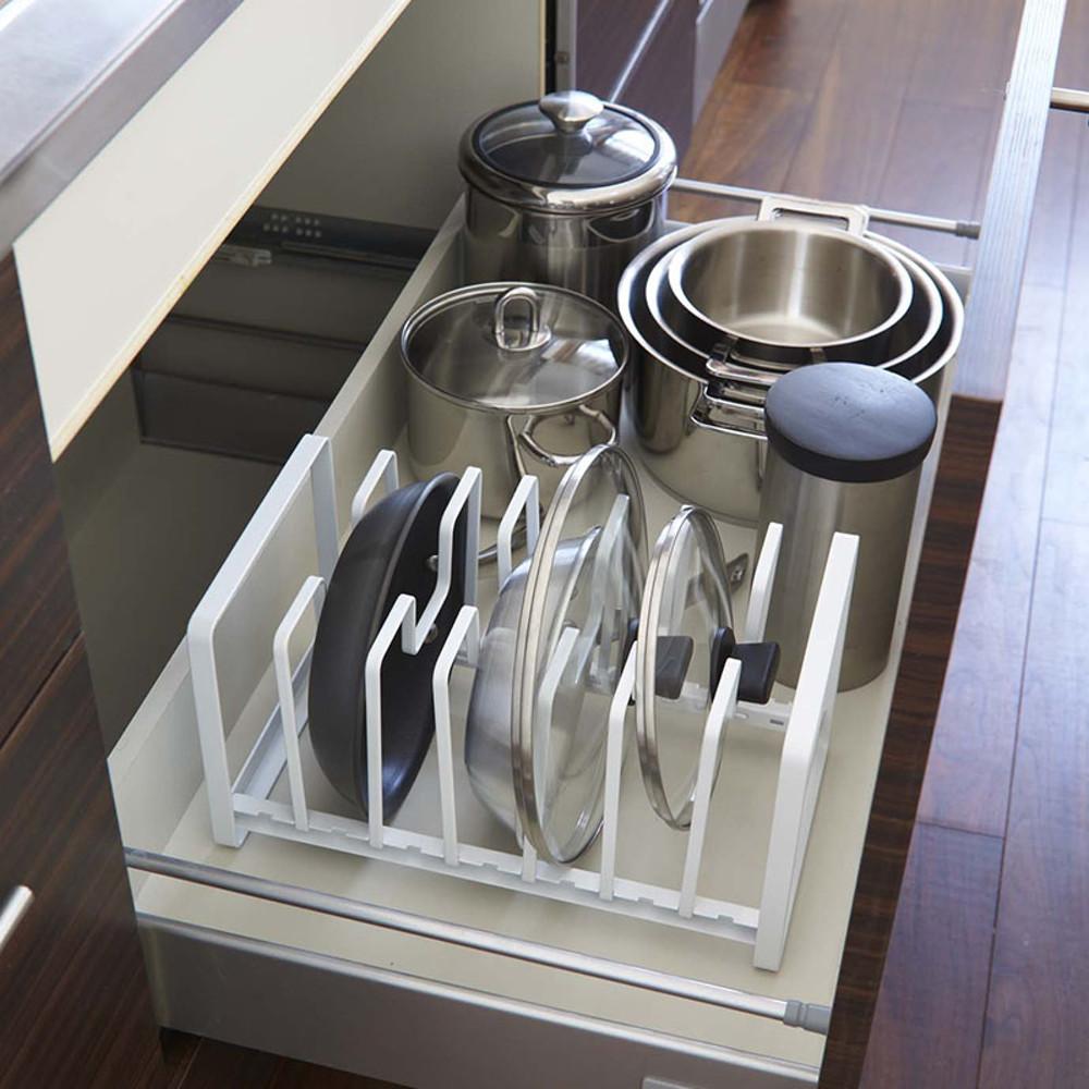 야마자키 일본 주방 조리도구 프라이팬 냄비 정리대 타워 2280 2281