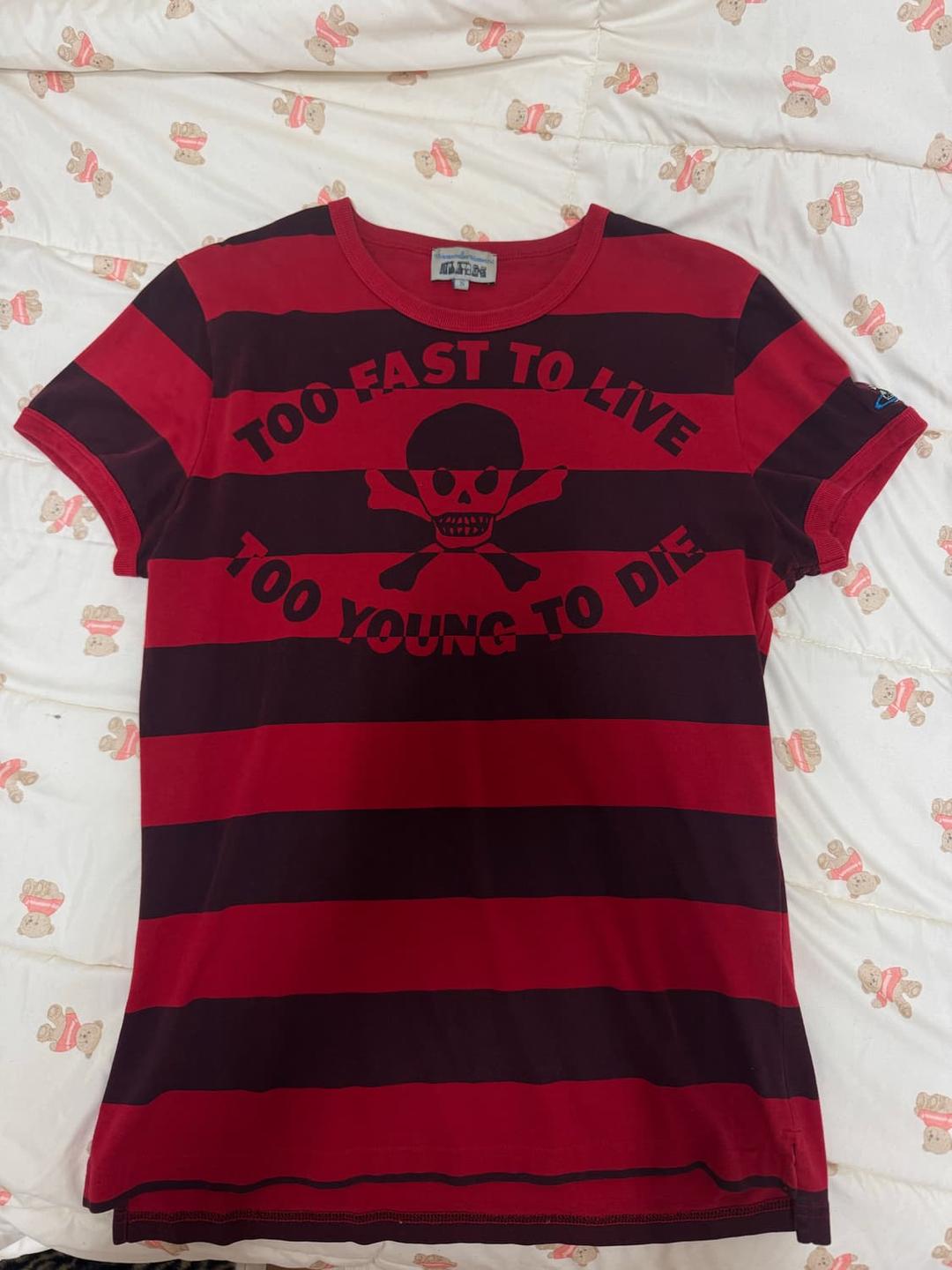 비비안웨스트우드 toofasttolivetooyoungtodie tee | 후루츠패밀리