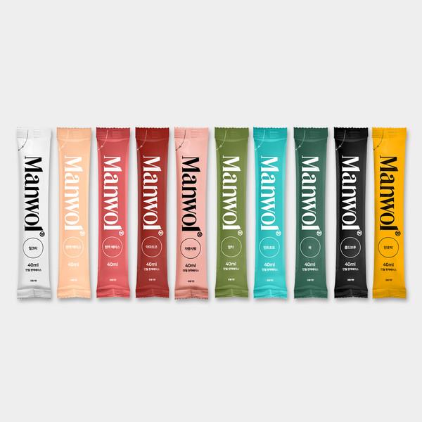 만월회 음료 원액 베이스 10종 (2개입, 12개입)