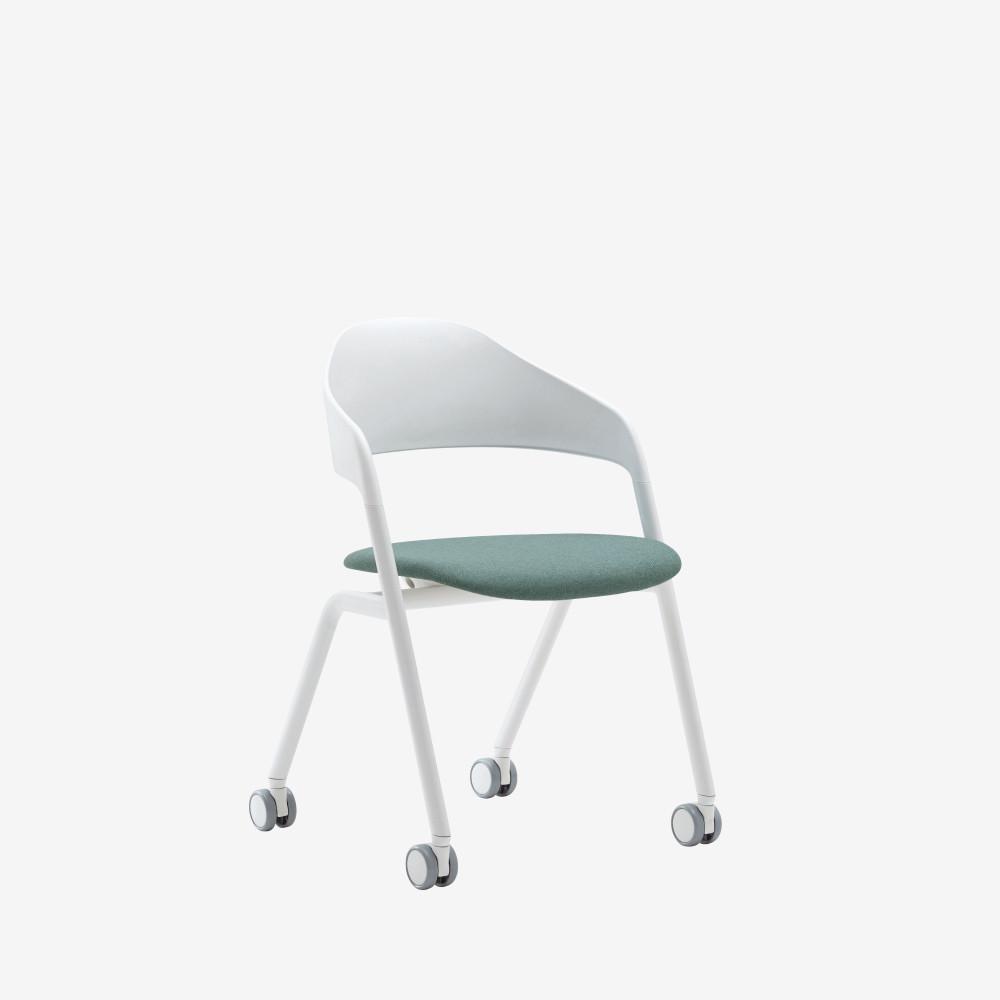 퍼시스 LOLLY 롤리 이동형 접이식 의자 화이트 (CH0026WMC)