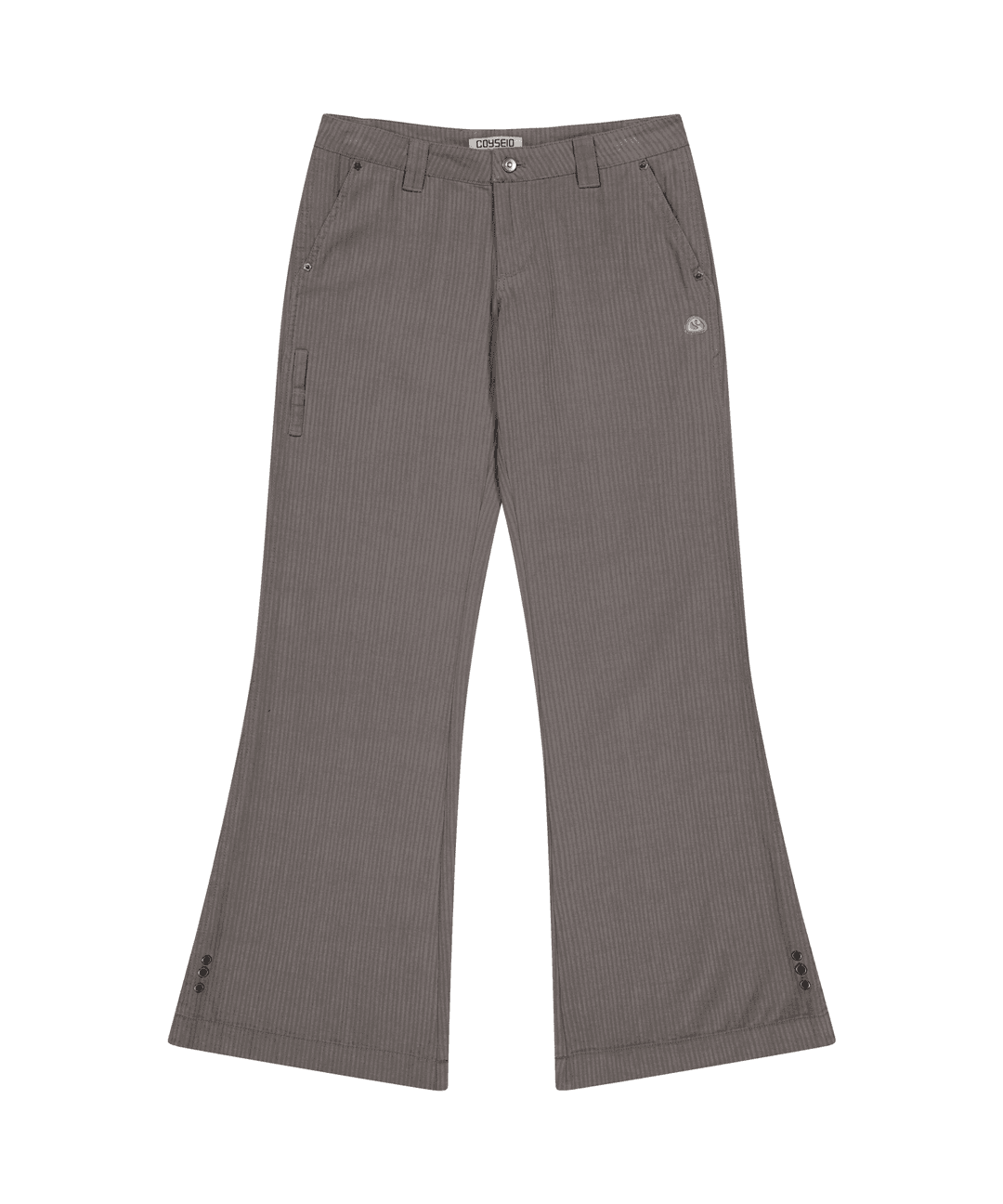 STRIPE LOW RISE PANTS BEIGE