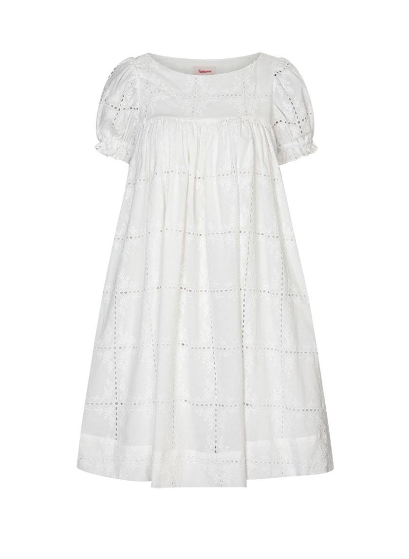Laundry Lace Mini Dress (White)