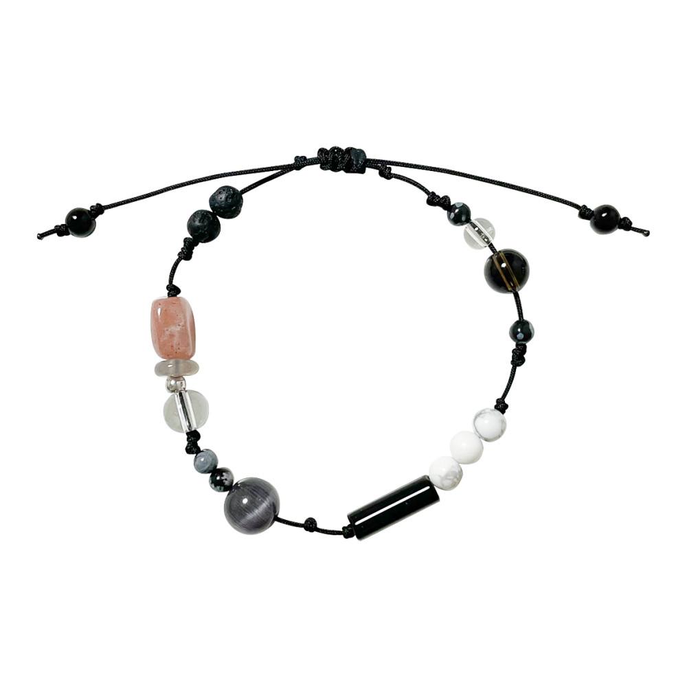 orbit 원석 매듭 팔찌