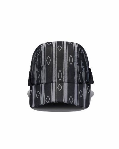 JACQUARD CAMP CAP_BLACK
