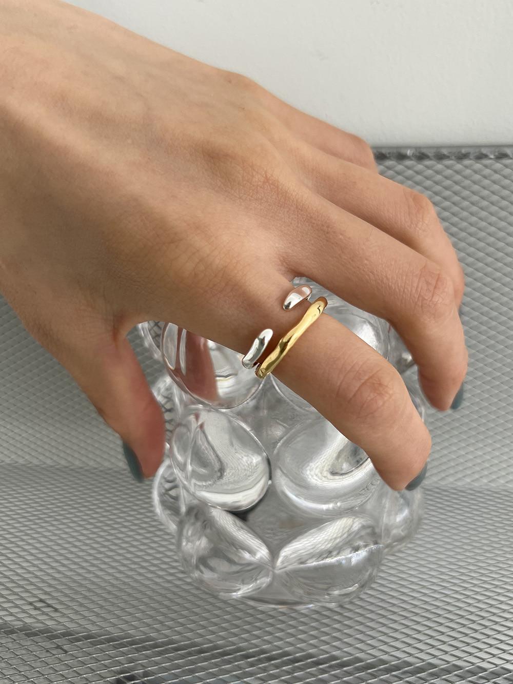 [92.5 silver] Daily open ring (2color)