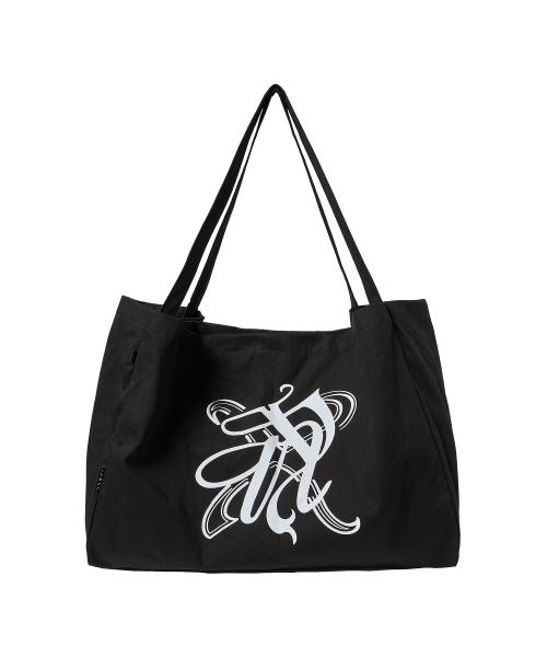 EMBLEM COTTON BAG BLACK