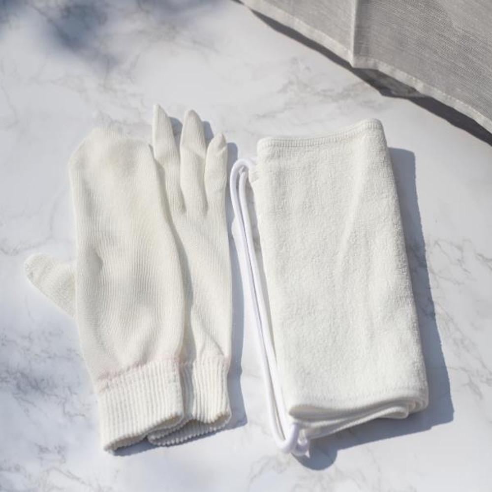 정준산업 요술때밀이장갑 화이트2종세트(화이트등밀이+화이트장갑) 등때밀이 때르메스 떼르메스 벙어리장갑