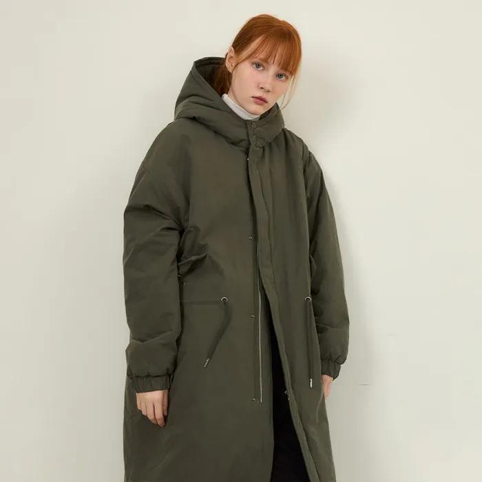 W/M-65 FishTail Hooded Jacket Padded Coat_KHAKI
