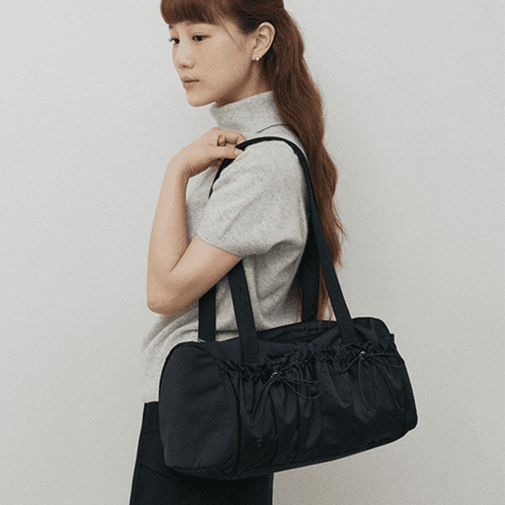 Ribbon Pocket Boston Bag_3COLORS_HC2434BG002M